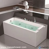 Preprosto sodoben slog vroče kotu Whirlpool Jetted Akrilna kad kopalnica za prodajo
