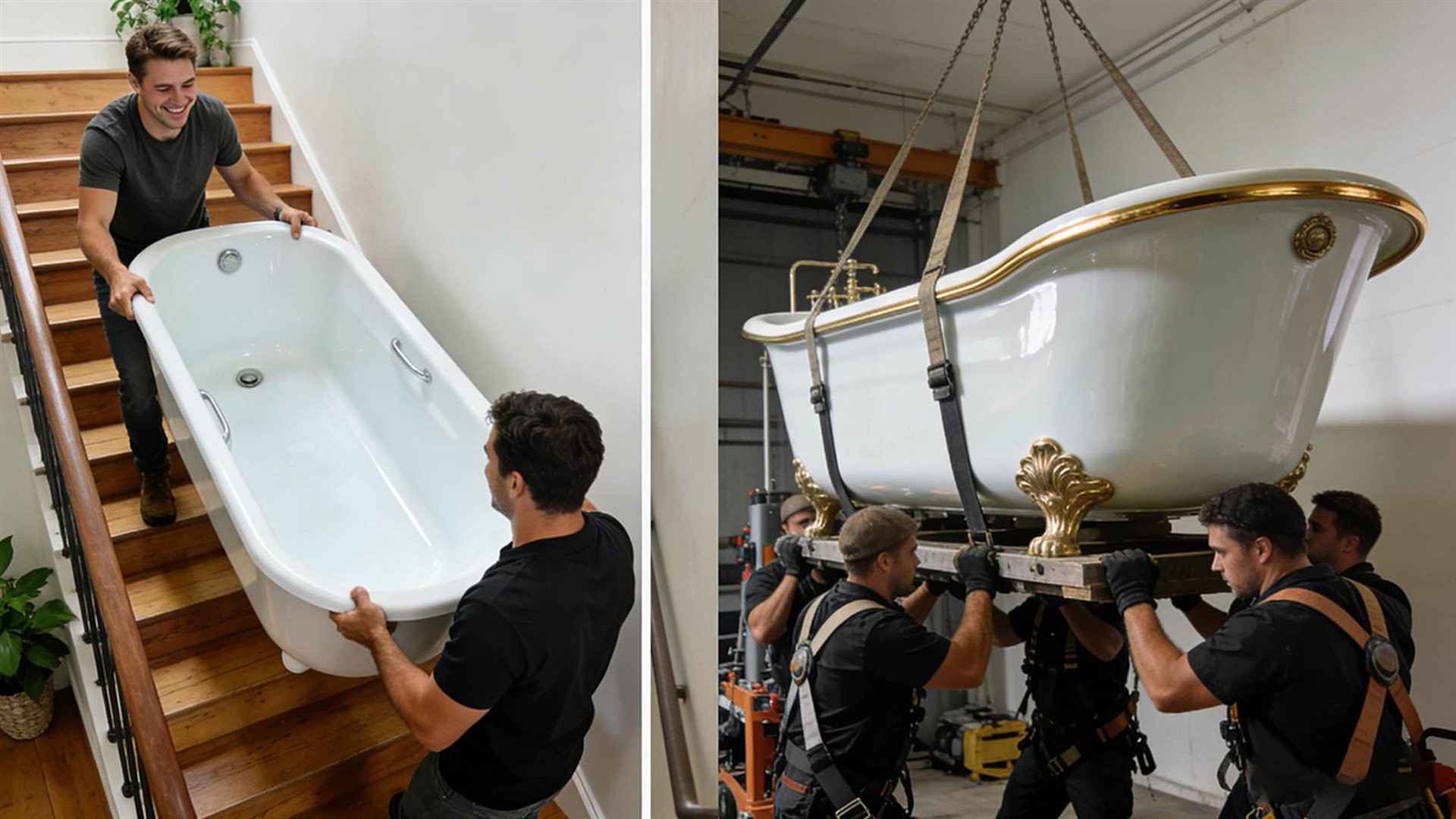 Lightweight acrylic vs heavy cast iron bathtub installation and floor loading requirements Lightweight acrylic vs heavy cast iron bathtub installation and floor loading requirements